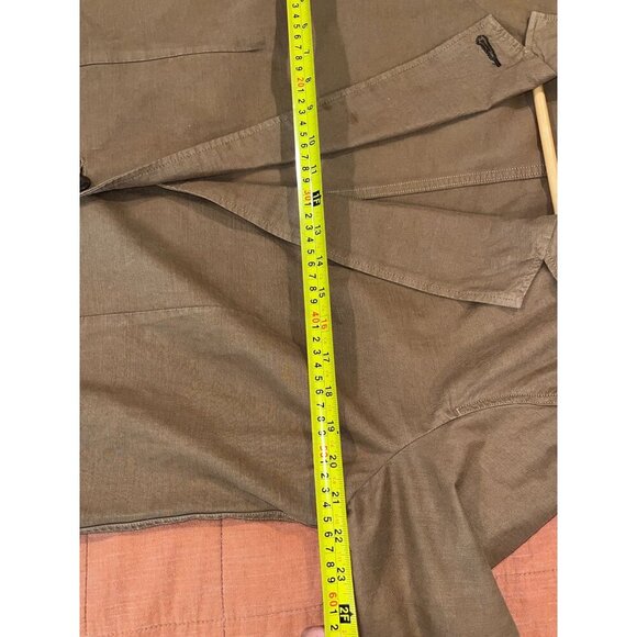 Everlane Organic Cotton Relaxed Oversized Blazer Jacket Brown Large L Womens - Picture 6 of 8